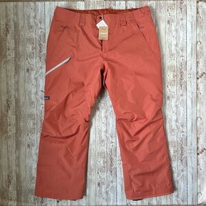 Patagonia Powder Town Ski Pants sz XXL Women's Burl Red Insulated Snowboard Snow